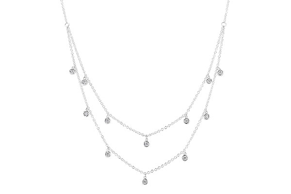D292-55622: NECKLACE .22 TW (18 INCHES)