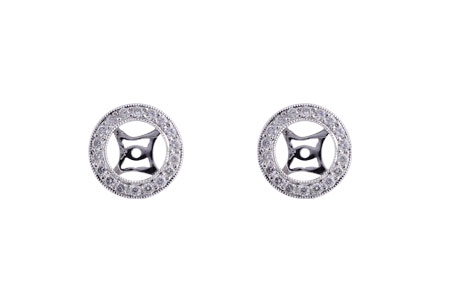 E202-60113: EARRING JACKET .32 TW (FOR 1.50-2.00 CT TW STUDS)