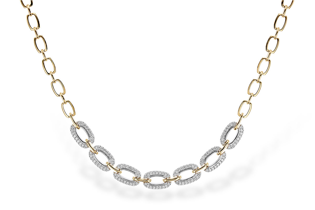 G292-55567: NECKLACE 1.95 TW (17 INCHES)