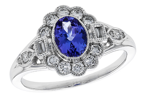 A293-46513: LDS RG .80 TANZANITE 1.20 TGW (7x5MM OV)