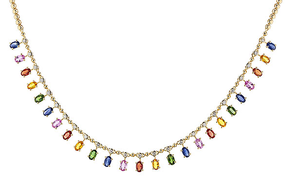 B293-49204: NECK 6.75 MULTI-COLOR SAPP 7.21 TGW (17.25")
