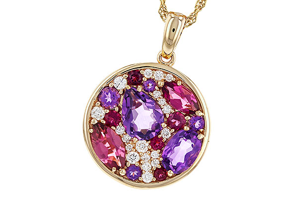 B293-51995: NECK 1.83 TW SEMI-PRECIOUS (P.TOUR, AMY) 2.00 TGW
