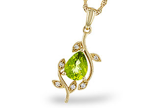 C293-48313: NECKLACE 1.16 PERIDOT 1.21 TGW (8x6MM PER)