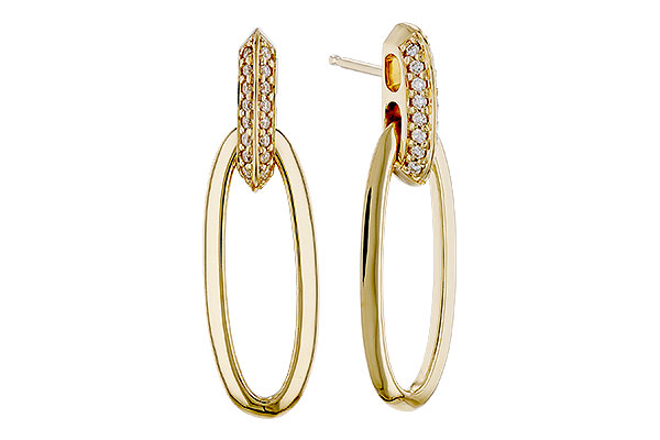 C293-49186: EARRINGS .15 TW
