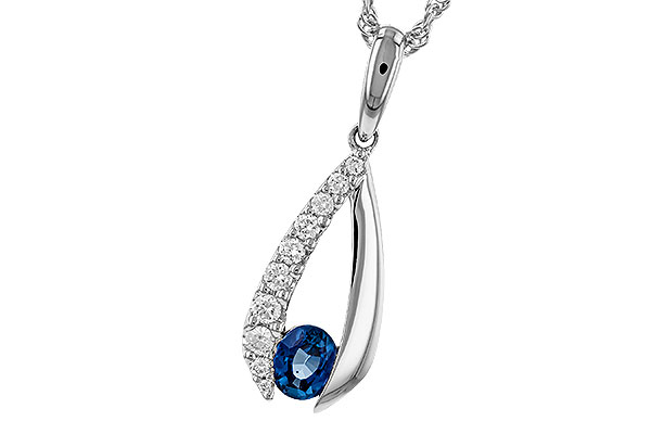 C293-51004: NECKLACE .38 SAPP .54 TGW (5x4 SAPP)