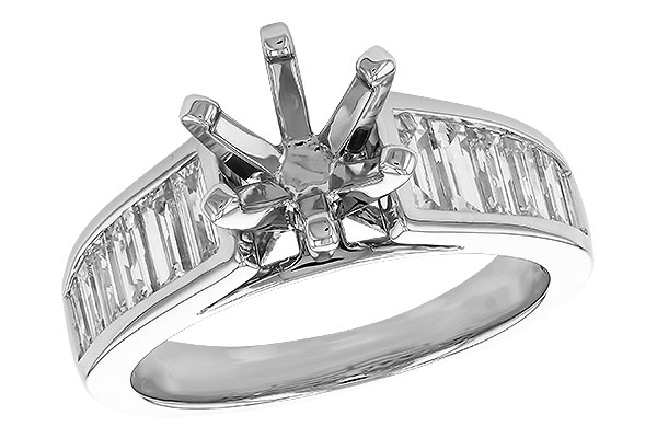 D292-62895: LDS SEMI DIA RG 1.22 TW BAGUETTES