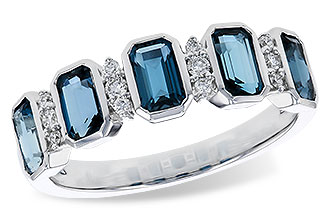 D293-48304: LDS RG 1.46 TW LONDON BLUE TOPAZ 1.58 TGW