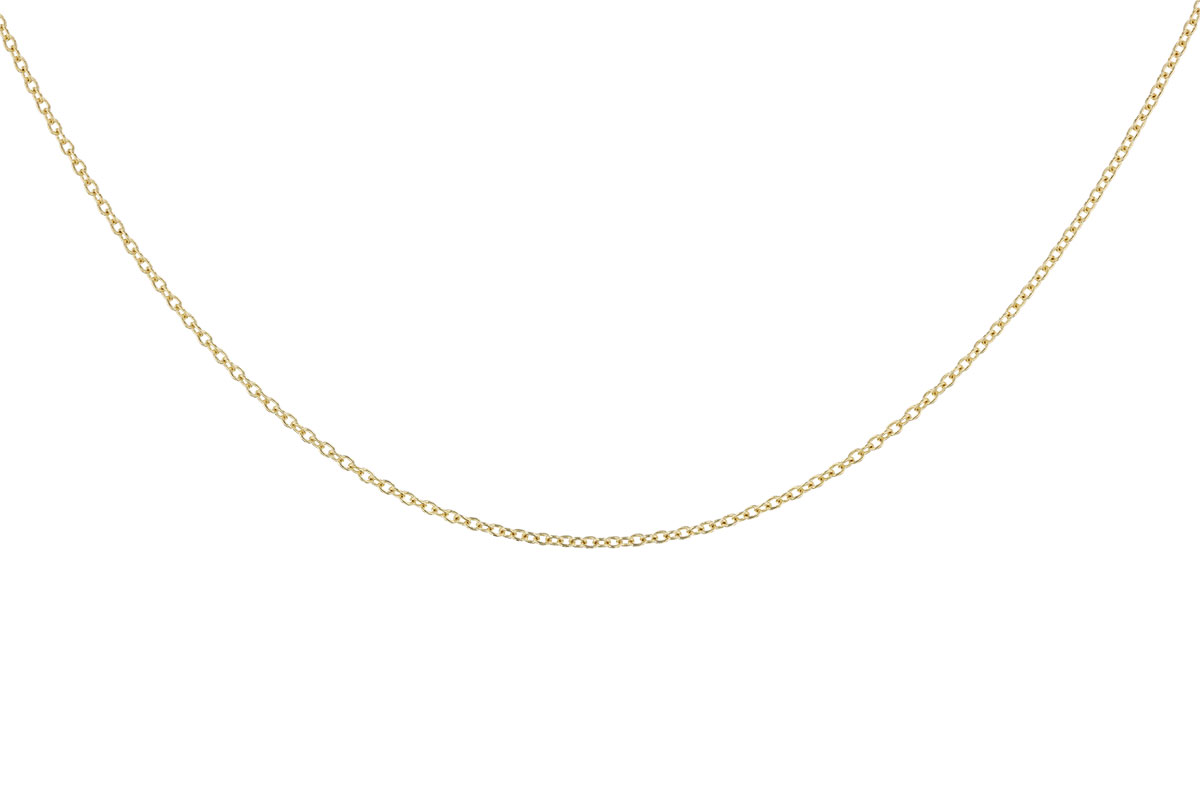 E292-61031: CABLE CHAIN (18IN, 1.3MM, 14KT, LOBSTER CLASP)