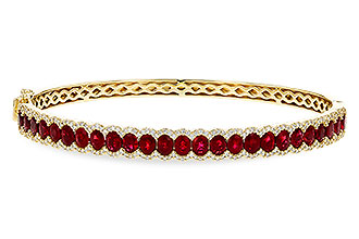 E293-52822: BANGLE 5.04 TW RUBY 5.60 TGW