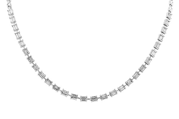 F292-58304: NECKLACE 2.02 TW BAGUETTE