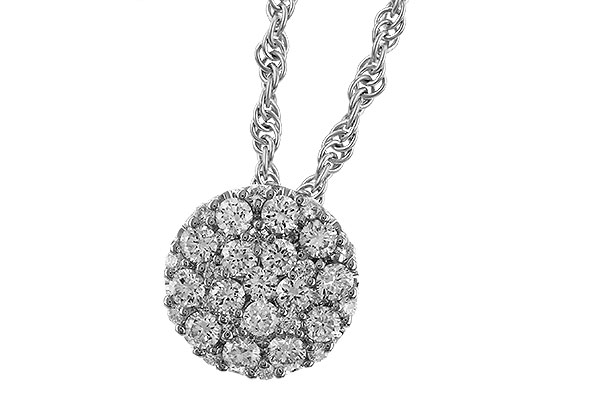 F293-48276: NECKLACE .25 TW