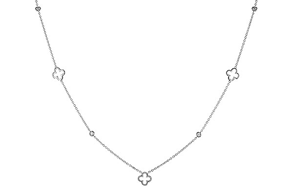 G293-47413: NECKLACE .20 TW (18")