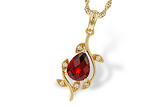 G293-51931: NECKLACE 1.34 GARNET 1.39 TGW (8X6MM GAR)
