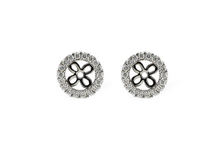 H206-21922: EARRING JACKETS .24 TW (FOR 0.75-1.00 CT TW STUDS)