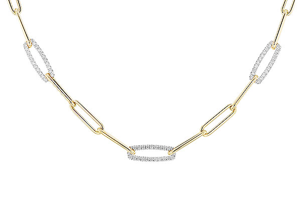 H292-54722: NECKLACE .75 TW (17 INCHES)