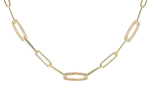 H292-54722: NECKLACE .75 TW (17 INCHES)