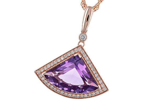 L293-47376: NECKLACE 2.80 AMETHYST 2.97 TGW